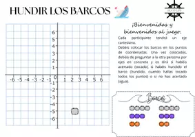 Vista previa - Juegos / Gamificación - Hundir los barcos ejes cartesianos - página 1