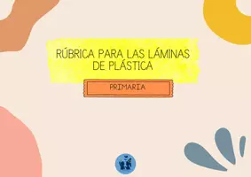 Vista previa - Evaluación - RÚBRICA PARA LAS LÁMINAS DE PLÁSTICA (A4) - página 1