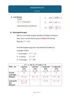 Vorschau - Arbeitsblätter - Klasse 9 Potenzen Vokabelliste 3 (QnD) - Seite 1