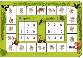 Voorbeeld - Jungle - bingo (1) - Pagina 1