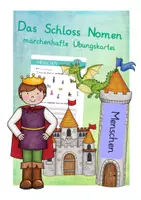 Vorschau - Arbeitsblätter - Das Schloss Nomen - märchenhafte Übungskartei - Deckblatt