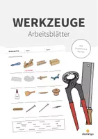 Vorschau - Stationenlernen - Werkzeuge: Arbeitsblatt für den Werk- und Technikunterricht - Deckblatt