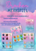 Vorschau - Bildkarten - Drachen - Merkspiel 18 Paare für Kita & Grundschule - Deckblatt