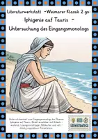 Vorschau - Arbeitsblätter - Weimarer Klassik 2 go: Iphigenie auf Tauris - Eingangsmonolog - Deckblatt