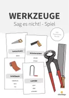 Vorschau - Spiele - Werkzeuge: Sag es nicht! (Spiel für den Werk- und Technikunterricht) - Deckblatt
