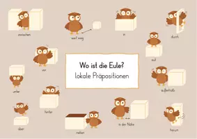 Vorschau - Poster - Lokale Präpositionen - Plakate/Aushang - Seite 3