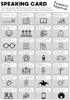 Vorschau - Stationenlernen - Possessives & Pronouns Speaking Card - Spiel zu englischen Pronomen | Board Game - Seite 2