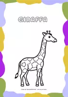 anteprima - Materiale di supporto/inclusione - COLORIAMO gli animali della savana - Pagina 2