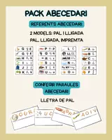 Vista previa - Tarjetas / Manipulativos - PACK PER TREBALLAR L'ABECEDARI - Portada
