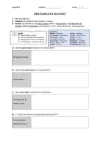 Vorschau - Arbeitsblätter - ¿Qué te gusta hacer en tu tiempo libre? - Deckblatt