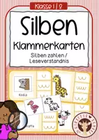 Vorschau - Unterrichtsreihen - Silben zählen & Silbenbögen – Sparpaket Deutsch Klasse 1 - Seite 1