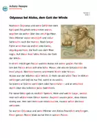 Vorschau - Unterrichtsreihen - Griechische Sagen: Odysseus bei Aiolos, dem Gott der Winde - Seite 3