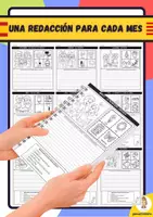Vista previa - Hojas de trabajo - Una redacción para cada mes (Español /Català) - Portada