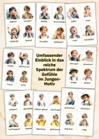 Vorschau - Arbeitsblätter - Emotionen verstehen: Gefühle-Poster & Karten im Jungen-Design (Bundle für Kindergarten, Vorschule & Schule) - Seite 1