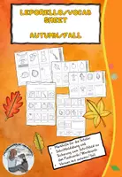 Vorschau - Arbeitsblätter - Englisch Herbst-Vokabeln – Arbeitsblatt, Leporello & Vocab Sheet (autumn / fall) - Deckblatt