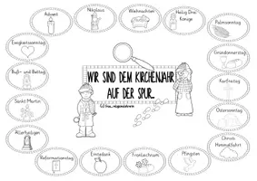 Vorschau - Arbeitsblätter - Religion: Kirchenjahr - Übersicht - Seite 2