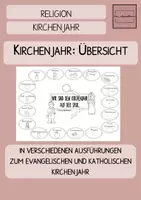 Vorschau - Arbeitsblätter - Religion: Kirchenjahr - Übersicht - Deckblatt