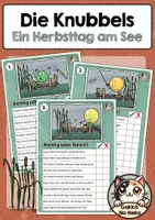Vorschau - Spiele - Lesespiel Herbst - Richtig oder falsch? (Freiarbeit) - Deckblatt