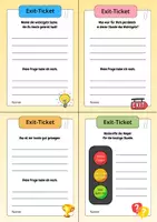 Vorschau - Arbeitsblätter - Exit-Tickets - Deckblatt