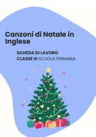 anteprima - Compiti in classe/Test - Raccolta di materiali Musica: canzoni di Natale in inglese - Pagina 1