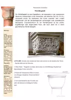 Vorschau - Arbeitsblätter - Romanische Säule mit Fantasietieren gestalten - Deckblatt