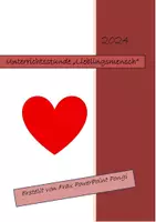 Vorschau - Stundenentwürfe - Unterrichtsstunde "Mein Lieblingsmensch, besonderer Mensch" - Deckblatt