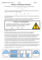 Vorschau - Arbeitsblätter - Bruchrechnung: Addition, Subtraktion, Division und Multiplikation von Brüchen - Seite 2