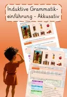 Vorschau - Arbeitsblätter - Grammatikeinführung des Akkusativs - Deckblatt