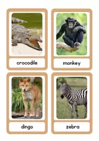 Vista previa - Hojas de trabajo - Vocabulary Wild Animals (Flashcards + Worksheets) 1º - 2º Primaria - página 2