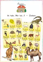 Vorschau - Arbeitsblätter - Zootiere & Zoo: XXL Sparpaket - Sachunterricht/DaZ - Kl. 1-3 (Spiele & Lesespur) - Seite 1