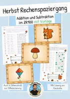 Vorschau - Arbeitsblätter - Rechenspaziergang Herbst - Klasse 2 und 3 - ZR100 - Deckblatt