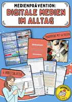 Vorschau - Arbeitsblätter - Zwischen Spaß und Stress – Digitale Medien im Alltag (Medienkompetenz / Medienbildung / Prävention) - Deckblatt