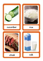 Vista previa - Hojas de trabajo - Vocabulary Food (Flashcards + Worksheets) 1º - 2º Primaria - página 3