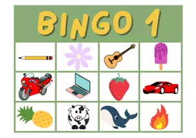 Vista previa - Unidades / Secuencias / Situaciones de Aprendizaje - BINGO (catalán, castellano, inglés, etc.) - página 1