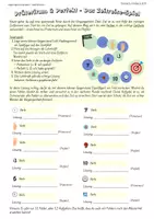 Vorschau - Arbeitsblätter - Spiel zu den Zeitformen der Vergangenheit (Perfekt und Plusquam.) - Deckblatt