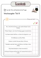 Vorschau - Arbeitsblätter - Leseverständnis - (Inhaltsangabe) Harry Potter und der Halbblutprinz + Lösungen - Seite 3