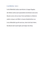 Vorschau - Arbeitsblätter - Schleichdiktat In der Bibliothek 📖 Laufdiktat für Deutsch DaZ - Seite 2