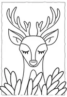 Vorschau - Mal- und Bastelvorlagen - Ausmalbilder / Malvorlagen "Tiere im Wald" - Seite 3