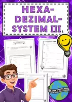 Vorschau - Arbeitsblätter - Hexadezimalsystem III Arbeitsblätter - Deckblatt