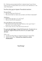 Vorschau - Test - Klassenarbeit Briefe schreiben 5. Klasse mit Erwartungshorizont - Seite 3