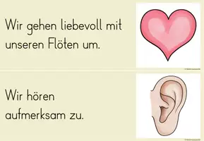Vorschau - Poster - Flötenunterricht Regeln Klasse 2-4 - Seite 2