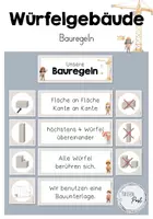 Vorschau - Arbeitsblätter - Materialpaket - Würfelgebäude - Seite 1