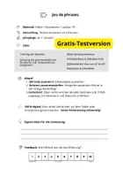 Vorschau - Fördermaterial/Inklusion - Französische Grammatik: Satzbau (Gratis-Testversion) - Seite 1
