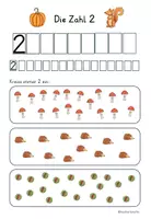 Vorschau - Arbeitsblätter - Mengenerfassung 1-5 (+Ziffernschreibkurs) - Seite 2