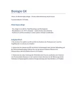 Vorschau - Arbeitsblätter - Klausurensammlung: Stoffwechselphysiologie - Seite 1