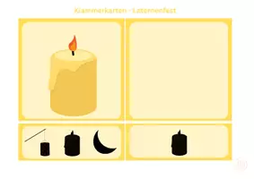 Vorschau - Stationenlernen - Klammerkarten Laternenfest - Seite 3