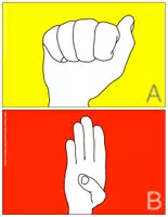 Vorschau - Poster - Fingeralphabet - Poster - groß - bunt - Seite 2