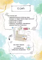 Vorschau - Arbeitsblätter - 10 Gebote - Deckblatt