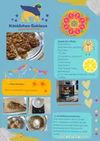 Vorschau - Arbeitsblätter - Rezept_Hauswirtschaft_Köstliches_Baklava_Food_meets_Design - Deckblatt