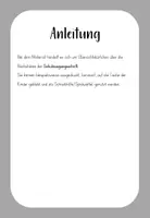 Vorschau - Merkblätter - Schreibhilfe/Spicker Schreibschrift SAS/Schulausgangsschrift - Seite 1